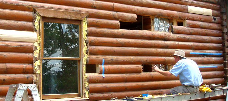 Log Home Repair Bleckley County, Georgia