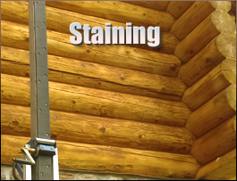  Bleckley County, Georgia Log Home Staining